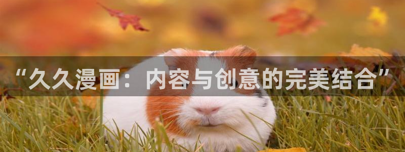 哔咔免费漫画app下载：“久久漫画：内容与创意的完美结合”